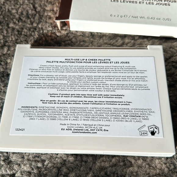 ICONIC LONDON LIP AND CHEEK CREAM PALLET - Picture 3 of 3